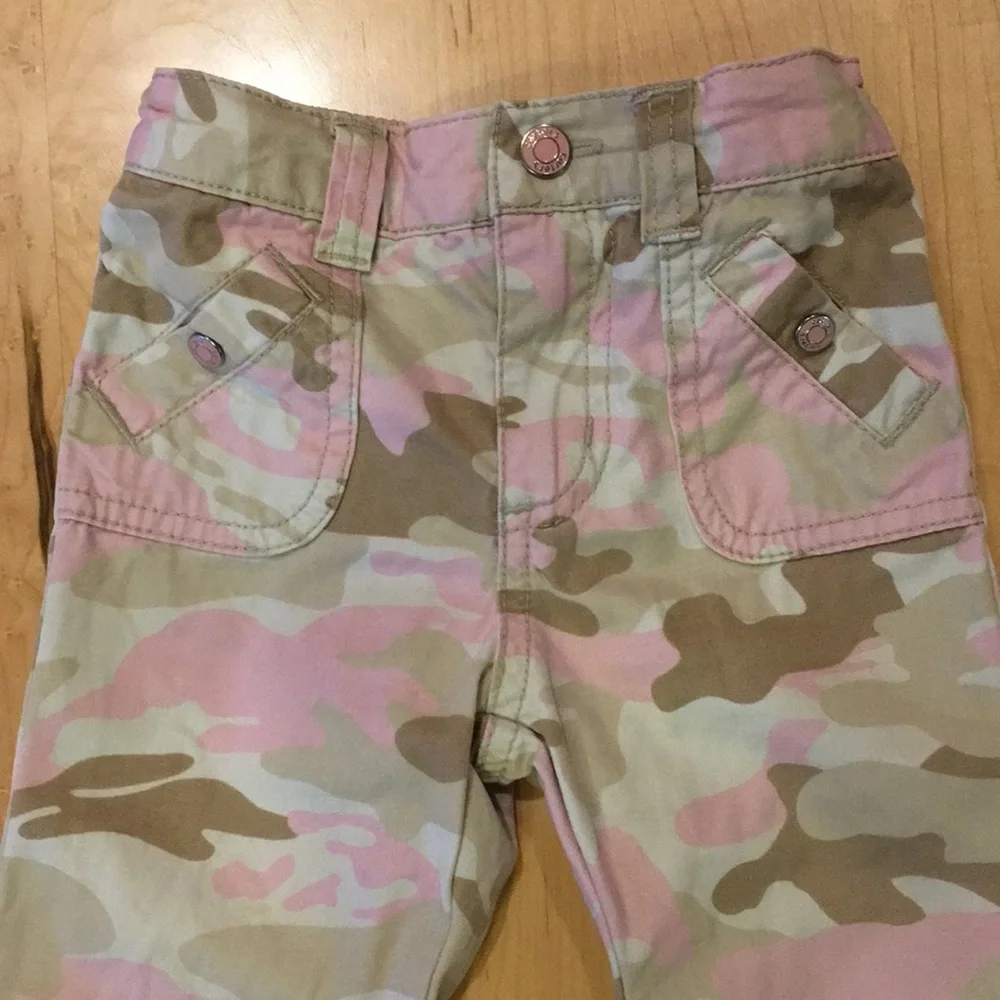 Carter’s pink camo cotton denim pants jeans